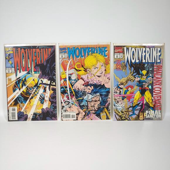 3 Book Lot Wolverine Vol. 2 #83-85 Hama, Nadeau, Kubert | VG+ B&B (Marvel 1994) - Picture 1 of 16